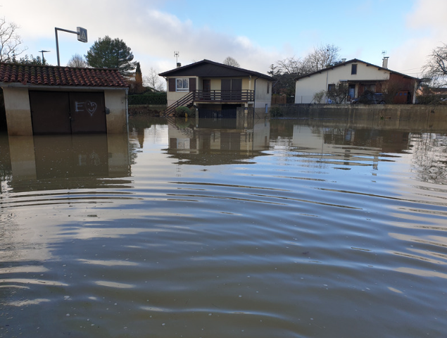 Inondation au Vernet (31) Janvier 2022